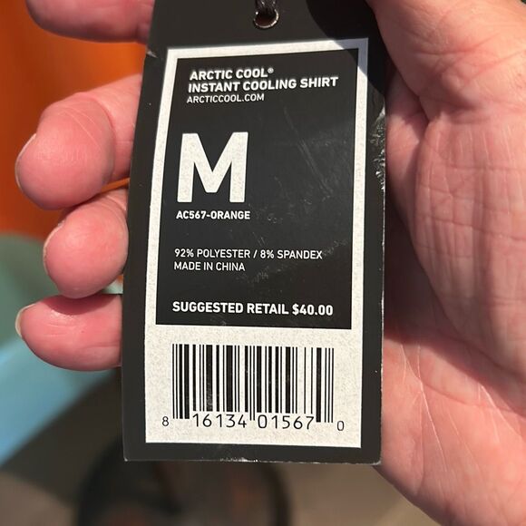 Hydrofreeze Cooling Orange  Tee Shirt NWT - Picture 4 of 5